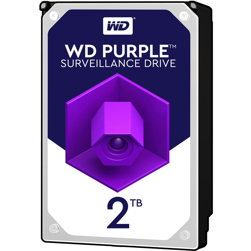 156355 هارددیسک اینترنال وسترن دیجیتال مدل Purple WD20PURX ظرفیت 2 ترابایت (کارکرده) - تصویر 1