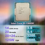 پردازنده مرکزی اینتل مدل Core i5 13600K-Tray - تصویر 4