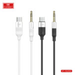 کابل تبدیل AUX به USB-C ارلدام مدل AUX55 طول 1 متر - تصویر 2