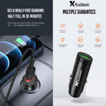 شارژر فندکی 18 وات کوکلاسیک مدل D-20 به همراه کابل تبدیل USB-C - تصویر 6