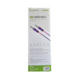 کابل AUX طرح کنفی مدل Meacces Ma-25 طول 1.5 متر - تصویر 3