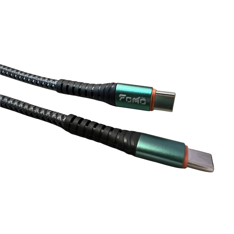 b17f0b1ca4c8ed048d53376f8d566d395cb21460_1761491229 کابل تبدیل USB-C به USB-C فوموتک مدل Ws-129 C طول 0.25 متر - تصویر 1