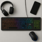 کیبورد تسکو مدل TK 8046،سوییچ ممبران، Full-size، نورپردازی RGB - تصویر 10